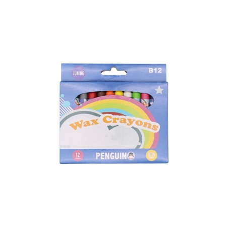 Wax Crayons Assorted Medium Pack of 10 Wax Crayons Assorted Medium Pack of 10