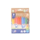 Wax Crayons Assorted Thick Pack of 9
