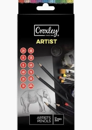 Pencil Artist Graphite Pkt 12