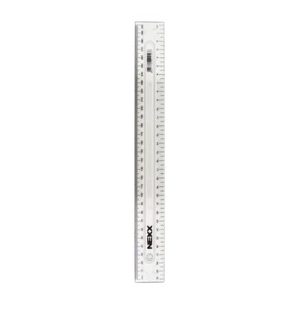 Ruler Clear 30cm Shatter Resistant Ruler Clear 30cm Shatter Resistant