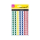 Stickers Fluorescent Dots C19 Set 3 Colours